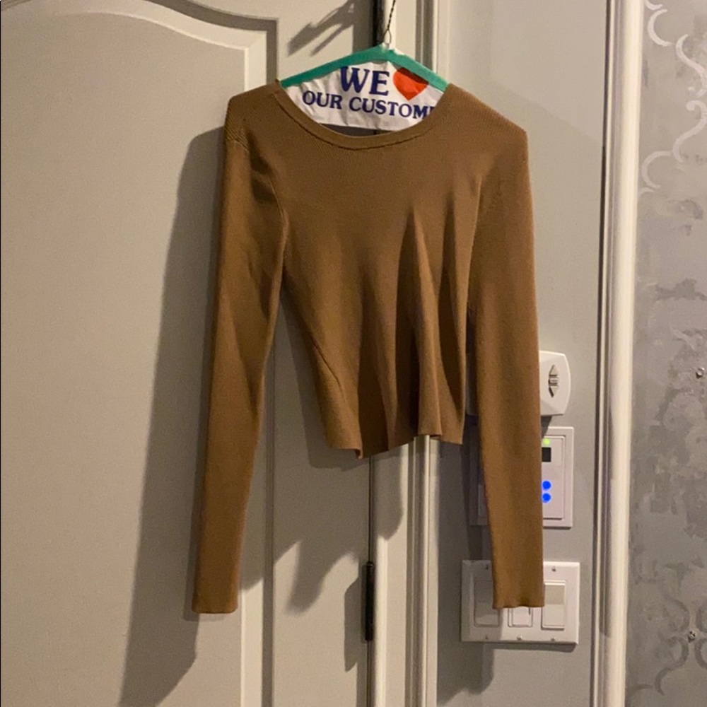 Authentic A.L.C sweater with criss cross back s